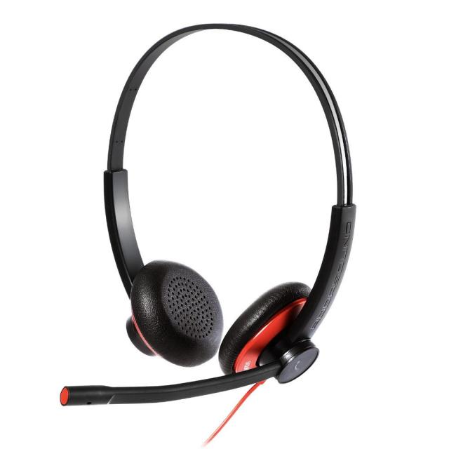 Слушалки с  Addasound EPIC 502 Duo, UC, черни, USB, 3,5 мм жак , микрофон, Черни