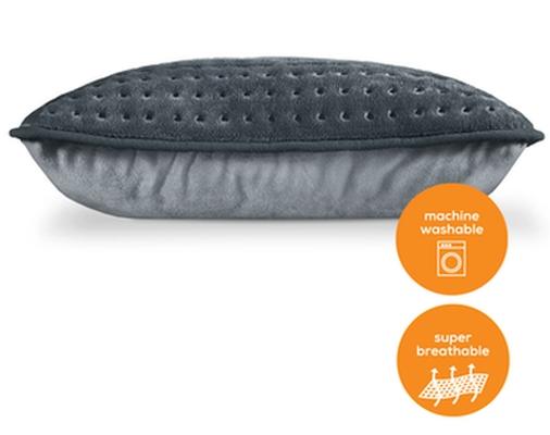 Термоподложка Beurer HK 48 Cosy Heat Pad; 3 temperature settings; auto switch-off after 90 min; washable on 30°; reversable cushion; with inner pad; removable switch; fleece fibre; 40(L)x30(W) cm
