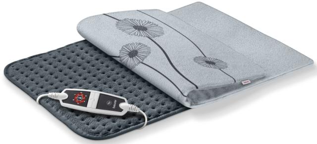 Термоподложка Beurer HK 125 Cosy Heat Pad; 6 temperature settings; auto switch-off after 90 min; washable on 30°;XXL Format : 60x40 cm; LED controller; removable switch; fleece fibre; 60(L)x40(W) cm
