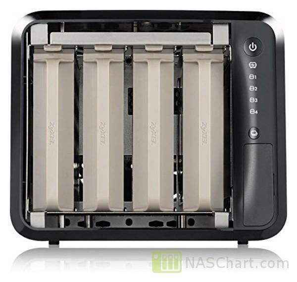 Мрежов сторидж ZyXEL NAS542, за 4 диска, до 24TB, 1.2GHz, 1GB, Гигабит, USB3.0