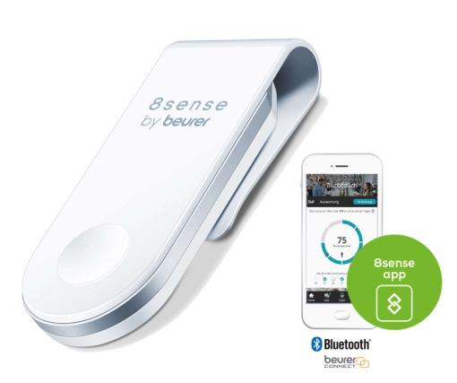 Устройството за контрол на позицията на тялото Beurer PC 100 PostureControl posture trainer, Helps to prevent back problems, Easy to attach, Feedback in real time, Memory capacity: 14 days, With lithium-ion battery, Compatible with iOS 10.0, Android 