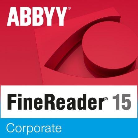 Лиценз за ползване на програмен продукт ABBYY FineReader PDF 15 Standard, Single User License (ESD), Subscription 3 years