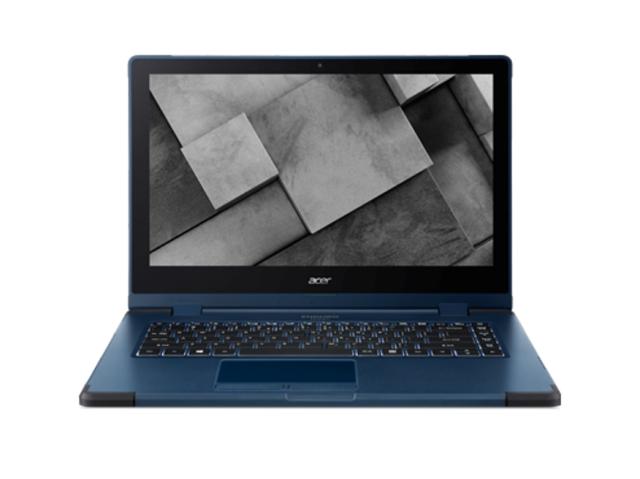 Лаптоп Acer Enduro, EUN314-51W-75NV, Core i7 1165G7(up to 4.70GHz, 12MB), 14" FHD IPS, 8GB DDR4, 512GB NVMe SSD, Intel Iris Xe Graphics, HD Cam&Mic, TPM 2.0, SD card, Wi-Fi 6AX, BT 5.1, KB Backlight, Linux, Denim Blue+Philips 224PHS5507/12, 24" HD LE