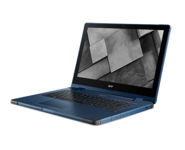 Лаптоп Acer Enduro, EUN314-51W-75NV, Core i7 1165G7(up to 4.70GHz, 12MB), 14" FHD IPS, 8GB DDR4, 512GB NVMe SSD, Intel Iris Xe Graphics, HD Cam&Mic, TPM 2.0, SD card, Wi-Fi 6AX, BT 5.1, KB Backlight, Linux, Denim Blue+Philips 224PHS5507/12, 24" HD LE