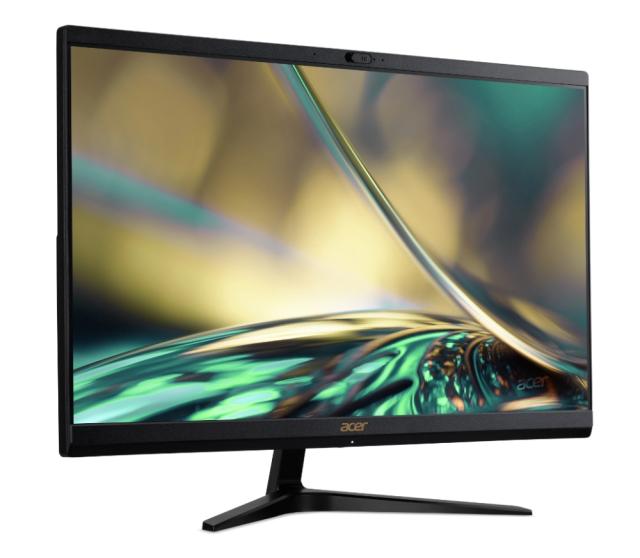Компютър All in One Acer Aspire C24-1700 23.8" FHD, Intel Core i3-1215U (up to 4.40GHz, 10MB), 8GB DDR4, 256GB SSD, no DVD, Intel UHD Graphics, HDMI out, USB 3.2 gen 2, 2xUSB 3.2 gen 1, USB C, USB 2.0, RJ-45, WiFi AX & BT, Cam., KBD