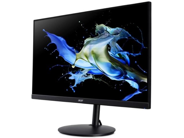 Монитор Acer CBA242YAbmirx, 23.8" VA LED 1920x1080 FHD, Anti-Glare, ZeroFrame, FreeSync  1ms (VRB), Fliker-Less, 100M:1, 250nits, 75Hz, VGA, HDMI, Audio out, 2x2W stereo speakers, Tilt, Black