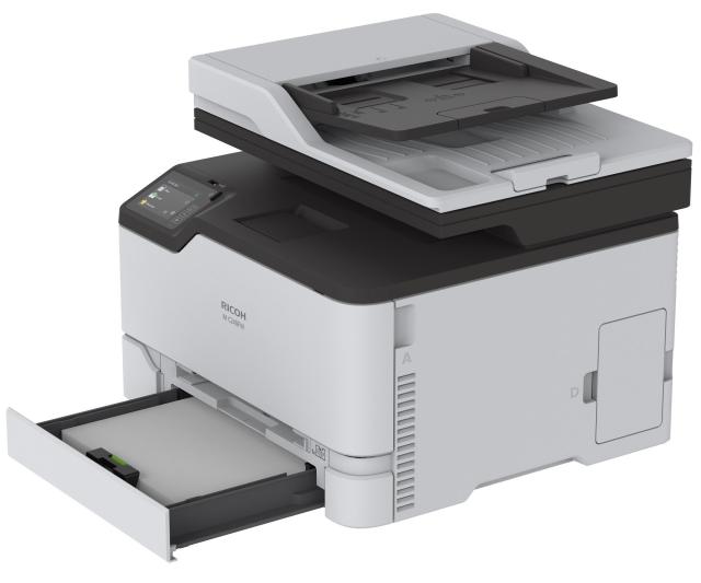 Многофункционално лазерно устройство RICOH M C240FW, А4, цветен принтер/копир/скенер/факс, 2400 x 600 dpi, 24 стр/мин, LAN, Wi-Fi, USB