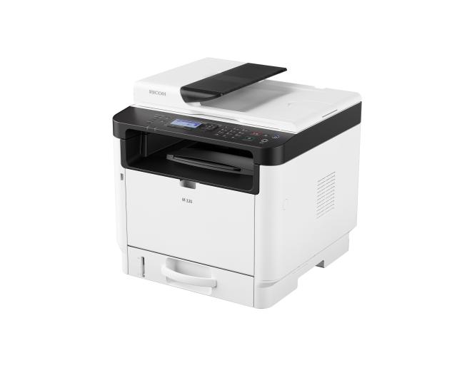 Мултифункционално монохромно устройство RICOH M 320, 3 в 1, А4, ADF, Wireless, LAN, USB, Бял
