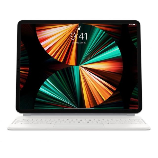 Клавиатура Apple Magic Keyboard for iPad Pro 12.9-inch (5/6th Generation) - Bulgarian - White