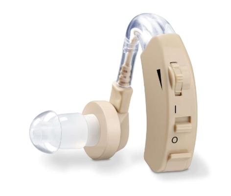 Слухов усилвател Beurer HA 20 hearing amplifier, Individual adjustment to the ear canal, Ergonomic fit behind the ear,3 attachments to individually adjust to the ear canalFrequency range: 200 to 5000 Hz, Maximum volume 128 dB,