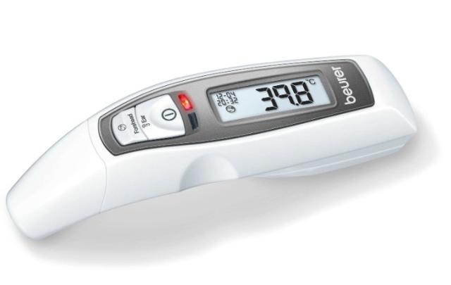 Термометър Beurer FT 65 multi functional thermometer, 6-in-1 function: ear, forehead and surface temperature, temperature alarm, date and time, 10 memory spaces, medical device