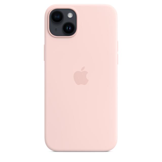 Калъф Apple iPhone 14 Plus Silicone Case with MagSafe - Chalk Pink