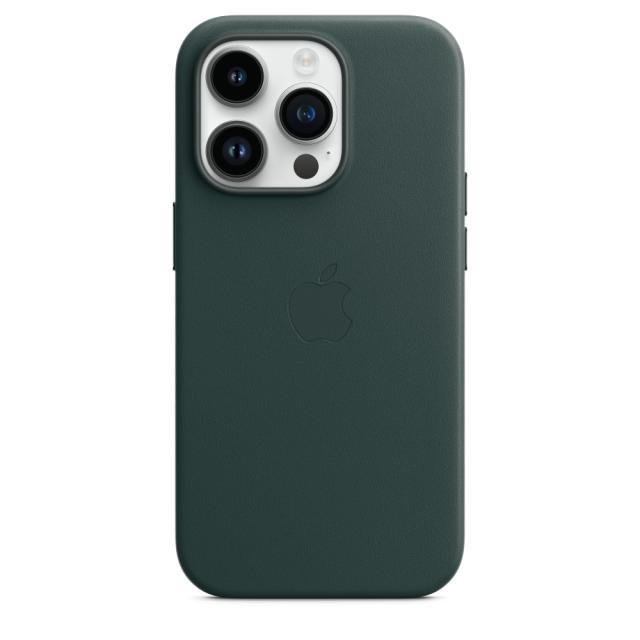 Калъф Apple iPhone 14 Pro Leather Case with MagSafe - Forest Green
