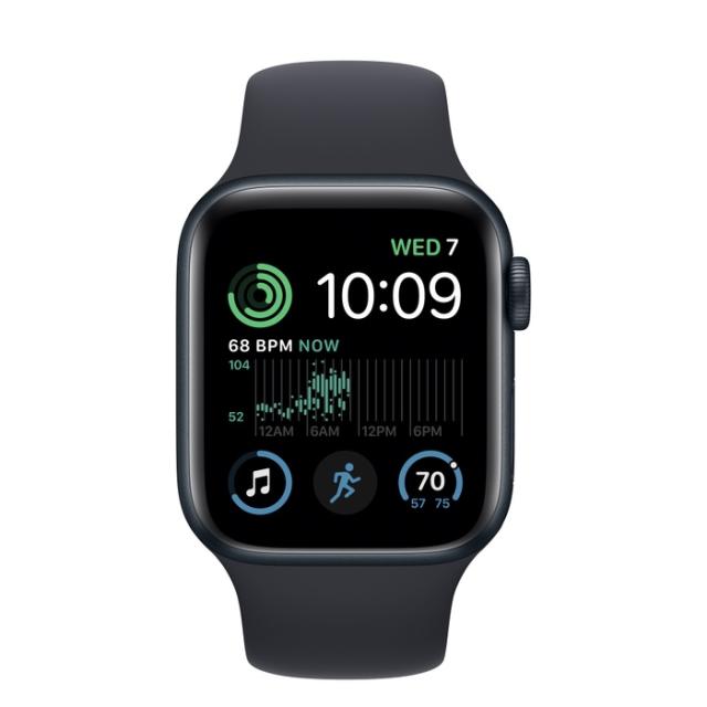 Часовник Apple Watch SE2 GPS + Cellular 40mm Midnight Aluminium Case with Midnight Sport Band - Regular
