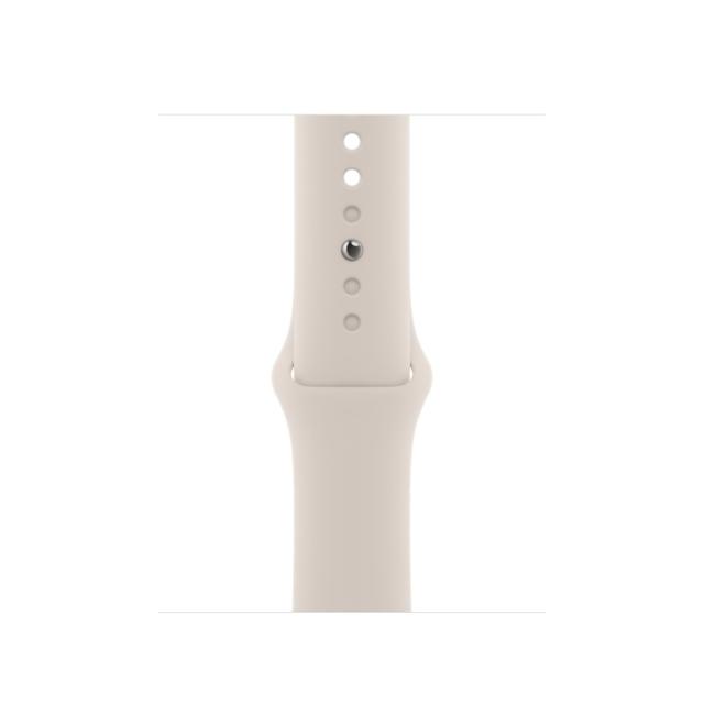 Часовник Apple Watch Series 8 GPS + Cellular 41mm Gold Stainless Steel Case with Starlight Sport Band - Regular