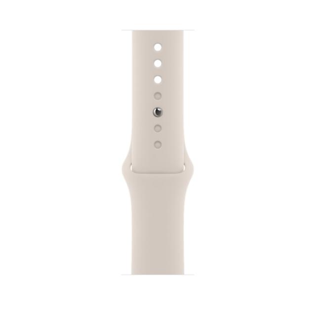Часовник Apple Watch Series 8 GPS 45mm Starlight Aluminium Case with Starlight Sport Band - Regular