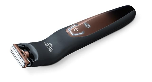 Машинка за подстригване Beurer HR 6000 body groomer,Double-sided shaving blade and rotating attachment with 13 different trim lengths for the body and face,quick-charge function, LED display, Water-resistant