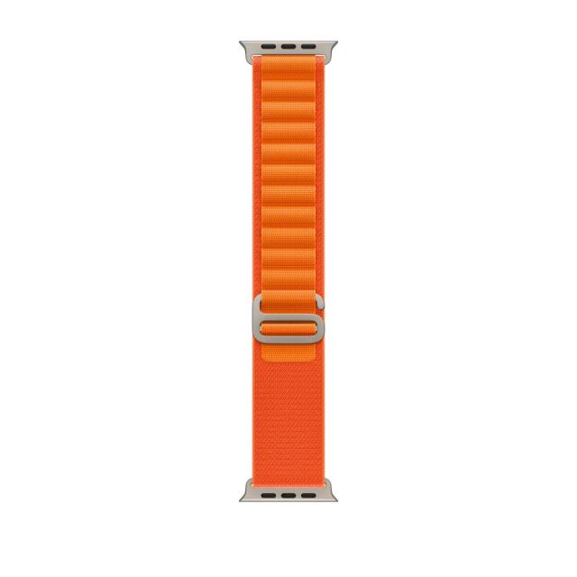 Каишка за часовник Apple Watch 49mm Orange Alpine Loop - Medium