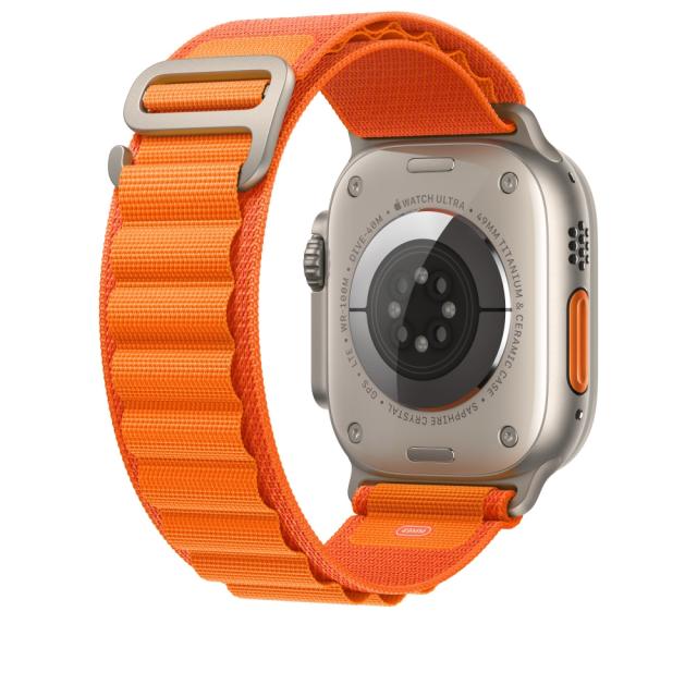 Каишка за часовник Apple Watch 49mm Orange Alpine Loop - Medium