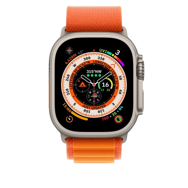Каишка за часовник Apple Watch 49mm Orange Alpine Loop - Large