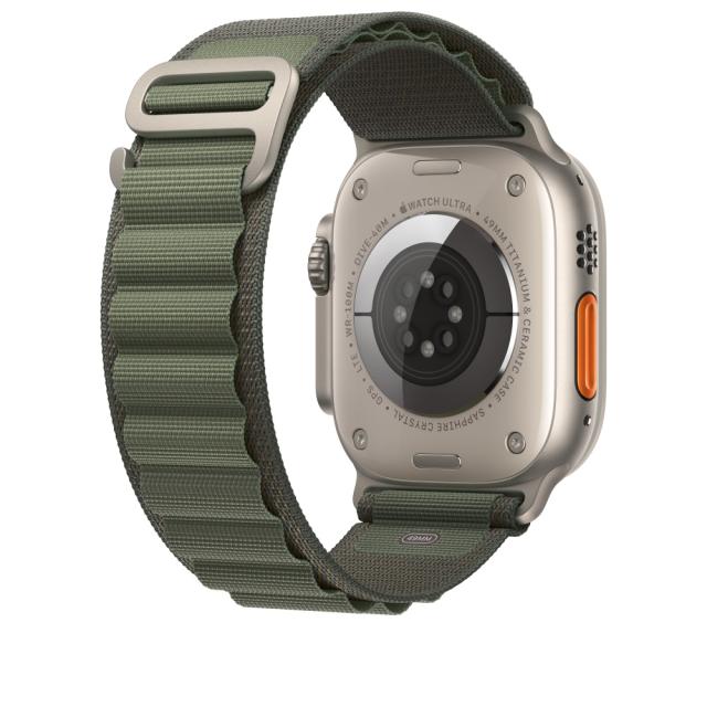 Каишка за часовник Apple Watch 49mm Green Alpine Loop - Small