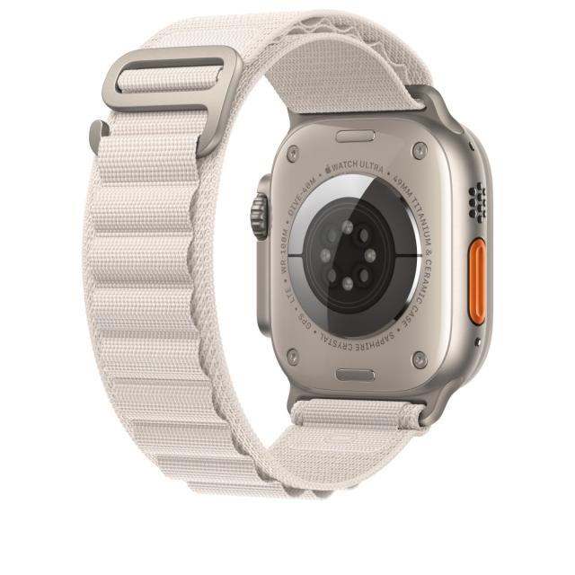 Каишка за часовник Apple Watch 49mm Starlight Alpine Loop - Large