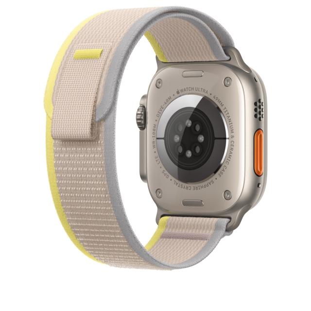 Каишка за часовник Apple Watch 49mm Yellow/Beige Trail Loop - M/L