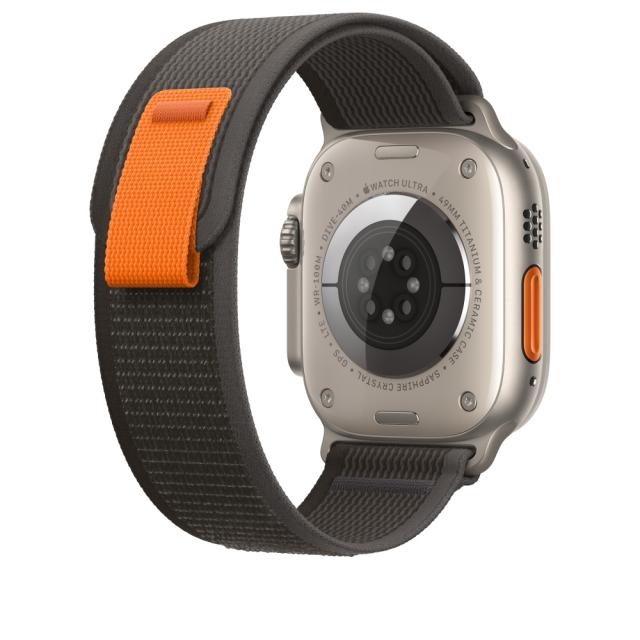 Каишка за часовник Apple Watch 49mm Black/Gray Trail Loop - M/L