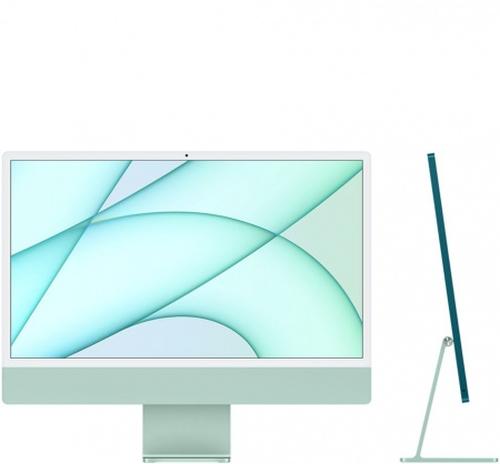 Настолен компютър - всичко в едно Apple 24-inch iMac with Retina 4.5K display: Apple M1 chip with 8-core CPU and 8-core GPU, 256GB - Green