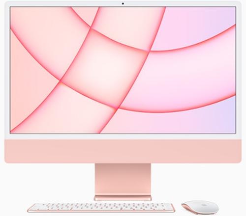 Настолен компютър - всичко в едно Apple 24-inch iMac with Retina 4.5K display: Apple M1 chip with 8-core CPU and 8-core GPU, 256GB - Pink
