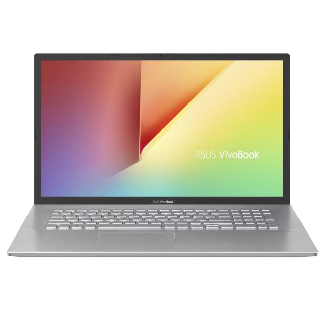 Лаптоп Asus VivoBook 17 X712EA-AU511W, Intel Core i5-1135G7 Processor 2.4 GHz (8M Cache, up to 4.2 GHz, 4 cores), 17.3`` FHD+(1920x1080), DDR4 8GB(ON BD.),512G PCIEG3 SSD, Windows 11,Transparent Silver