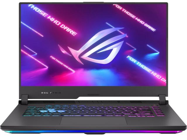 Лаптоп Asus ROG Strix G15 G513IC-HN039, AMD Ryzen 7 4800H (8-core/16-thread, 12MB Cache, 4.2 GHz max boost), 15.6" FHD (1920x1080)144Hz, 16GB DDR4-3200 (2*8), NVMe PCIe 1TB M.2 SSD, NVIDIA GeForce RTX 3050 4GB GDDR6, WiFi 6, RGB 4 zone Kbd, no OS, Ec