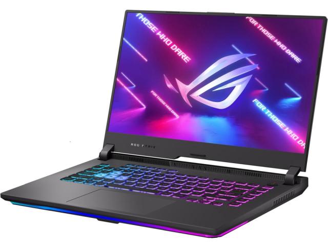 Лаптоп Asus ROG Strix G15 G513IC-HN039, AMD Ryzen 7 4800H (8-core/16-thread, 12MB Cache, 4.2 GHz max boost), 15.6" FHD (1920x1080)144Hz, 16GB DDR4-3200 (2*8), NVMe PCIe 1TB M.2 SSD, NVIDIA GeForce RTX 3050 4GB GDDR6, WiFi 6, RGB 4 zone Kbd, no OS, Ec