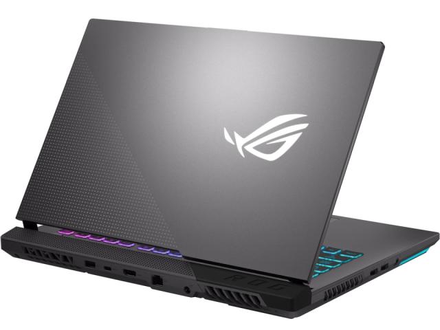 Лаптоп Asus ROG Strix G15 G513IC-HN039, AMD Ryzen 7 4800H (8-core/16-thread, 12MB Cache, 4.2 GHz max boost), 15.6" FHD (1920x1080)144Hz, 16GB DDR4-3200 (2*8), NVMe PCIe 1TB M.2 SSD, NVIDIA GeForce RTX 3050 4GB GDDR6, WiFi 6, RGB 4 zone Kbd, no OS, Ec