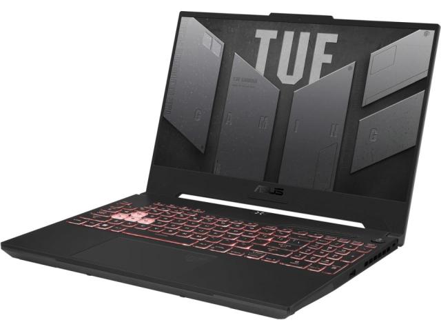 Лаптоп Asus TUF  A15 FA507RR-HN003W,AMD Ryzen 7 6800H(8-core/16-thread, 20MB cache,up to 4.7 GHz max boost),15.6" FHD IPS AG (1920x1080)144 Hz,16GB DDR5 4800(2*8),PCIE NVME 1TB M.2 SSD, NVIDIA GeForce RTX 3070 8GB GDDR6,Wi-Fi 6e,RGB Kbd,Num Pad,Win11