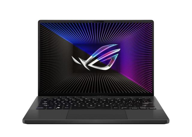 Лаптоп Asus ROG Zephyrus G14 GA402RJ-L8018W, AMD Ryzen 9 6900HS  (8-core/16-thread, 16MB cache, up to 4.9 GHz max boost), 14"WQHD (2560 x 1600) 16:10 120Hz,16GB DDR5 4800( 8GBon bd),1TB PCIE NVME, AMD Radeon RX 6700S DDR6 8GB,Illum. Kbd,Win11,Eclipse