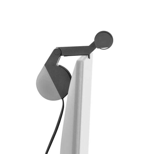 Дизайнерска лампа BenQ Halo Light ScreenBar e-Reading lamp Light Source Dual Color LED, Color Rendering Index>95, Center Illuminance 800lux (Height 45cm), Color Temp.2700K~6500K, Lighting Cover. (At 500 Lux) 60x40cm, USB Power, Aluminum alloy, Silver