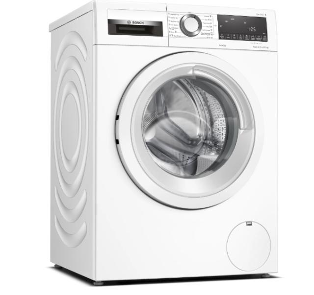 Пералня със сушилня Bosch WNA144V0BY, SER4 Washer-dryer 9/5kg, E/B, 1400rpm, 49/70/59dB(A), waveDrum 63l, W/W+D 46/74l 3:44/7:30h, Iron Assist, white-white door