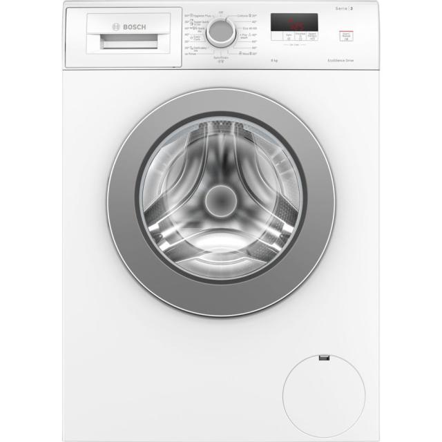 Пералня Bosch WAJ24065BY, SER2 Washing machine 8kg, C, 1200rpm, 51/72dB(A), white-grey door