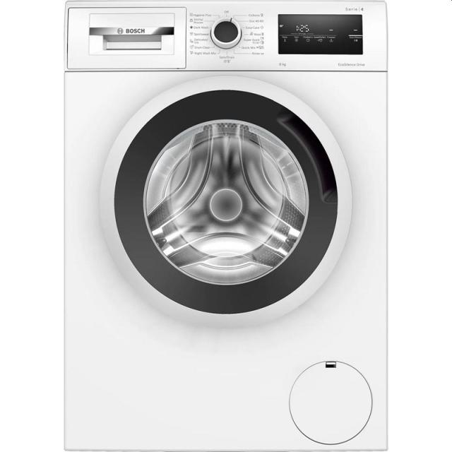 Пералня Bosch WAN24166BY, SER4 Washing machine 8kg, C, 1200rpm, 51/72dB(A), white-blackgrey door