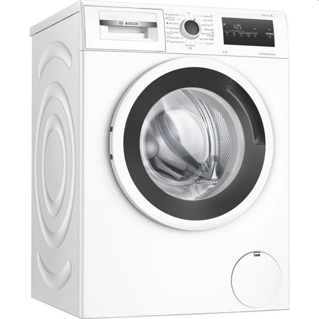 Пералня Bosch WAN24166BY, SER4 Washing machine 8kg, C, 1200rpm, 51/72dB(A), white-blackgrey door