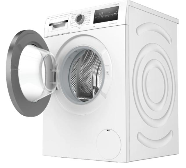 Пералня Bosch WAN24265BY, SER4 Washing machine 8kg, C, 1200rpm, 51/72dB(A), 7options, silver-blackgrey white door