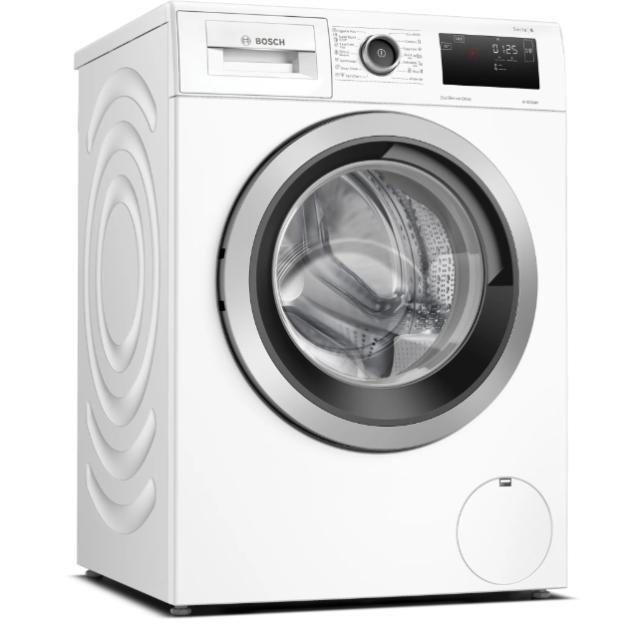 Пералня Bosch WAU28RH0BY, SER6 Washing machine 9kg, A, 1400rpm, 51/71dB(A), AntiStain 4, DirectSelect-Display, waveDrum, silver-black grey door