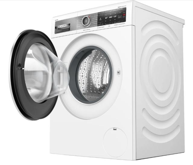 Пералня Bosch WAV28E00BY, Washing machine 9kg, HomeProfessional, A, 1400rpm, 49/70dB(A), i-DOS, 4D Wash, AntiStain Plus 16, TFT Display, AquaStop, Interior light, waveDrum 65l, chrome blackgrey door