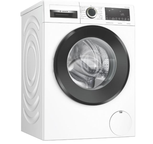 Пералня Bosch WGG14201BY, SER6 Washing machine 9kg, A, 1200rpm, 50/70dB(A), Aquastop, waveDrum, AntiStain 4, black-blackgrey door