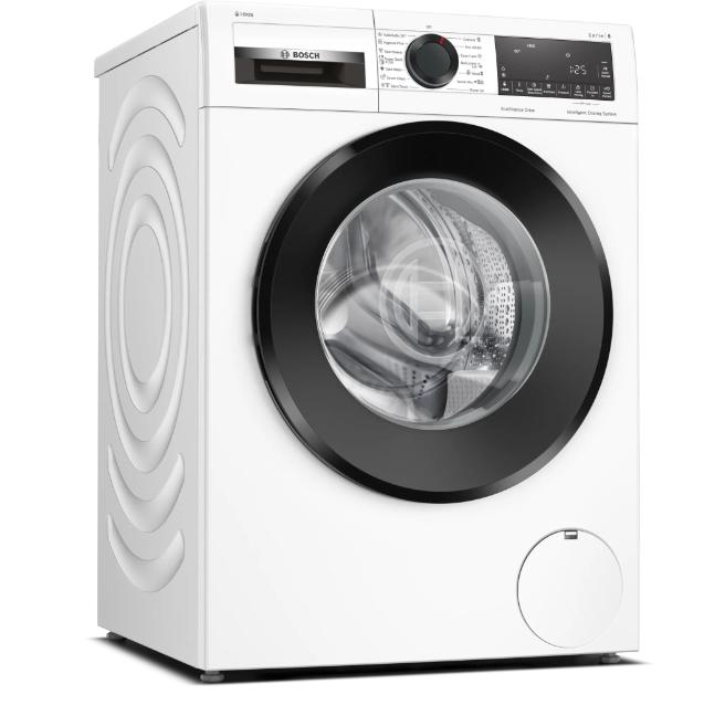 Пералня Bosch WGG244A0BY, SER6 Washing machine 9kg, A, 1400rpm, 48/72dB(A), i-DOS fixed, Large LED display,  silver-black grey door