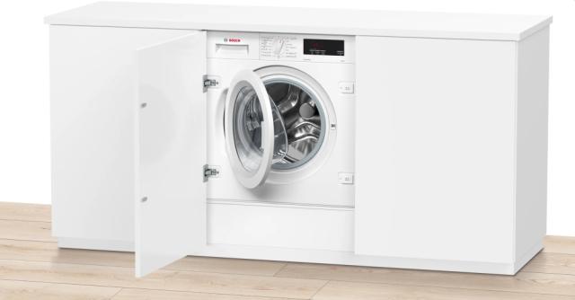 Пералня Bosch WIW24342EU, SER6 Built-in washing machine 8kg, C, 1200rpm, 41/66dB(A), display, Aquastop, waveDrum 55l