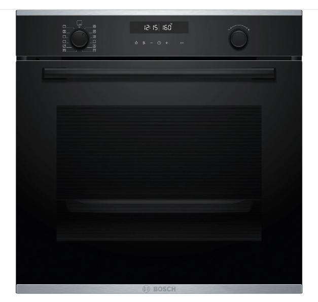 Фурна Bosch HBT278BB0, SER6, Built-in oven 60 x 60 cm, 71 l, A, AutoPilot 30, LCD display, Pyrolytic+Hydrolytic, Cleaning assistance, Black