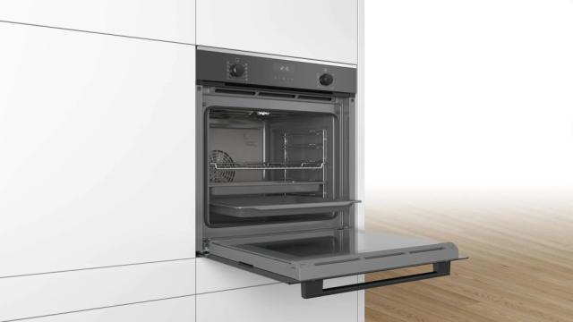 Фурна Bosch HBT237BB0, SER6, Built-in oven 60 x 60 cm, 71 l, A, AutoPilot 10, LCD display, EcoClean Direct, Cleaning assistance, Black