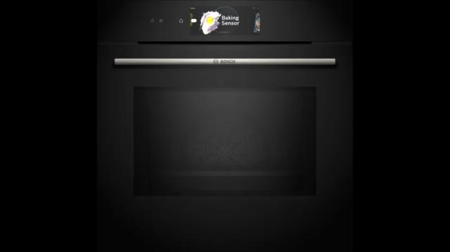Фурна Bosch HMG778NB1 SER8; Semi-built-in, Combination oven with microwaves, 60 x 60 cm, 67 l, 4D Hotair, Hotair Gentle, Microwave Boost Function, Pyrolytic+Hydrolytic, Digital control ring, Black